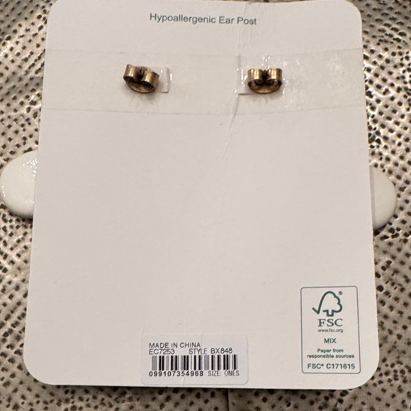 NWT J. Crew Fancy Teardrop Earrings - Picture 4 of 4